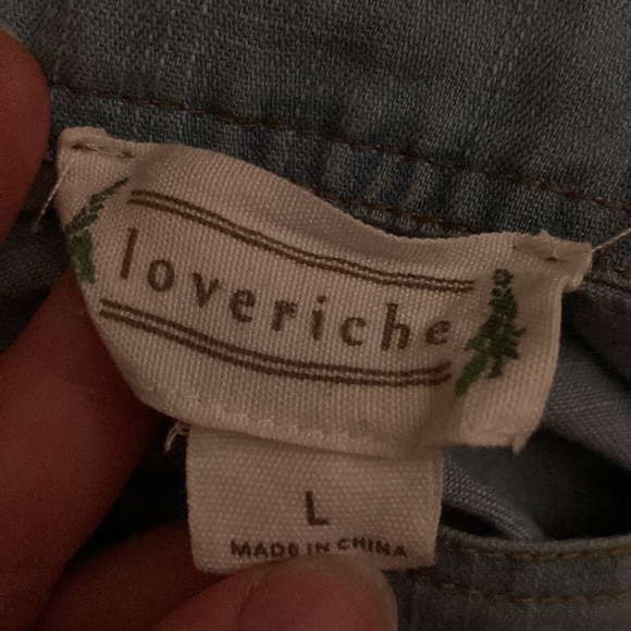 Light blue denim overall shorts - Picture 8 of 8